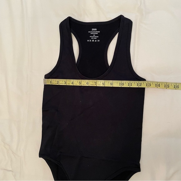 (NWT) Racerback Tank Bodysuit - Black - Picture 4 of 7